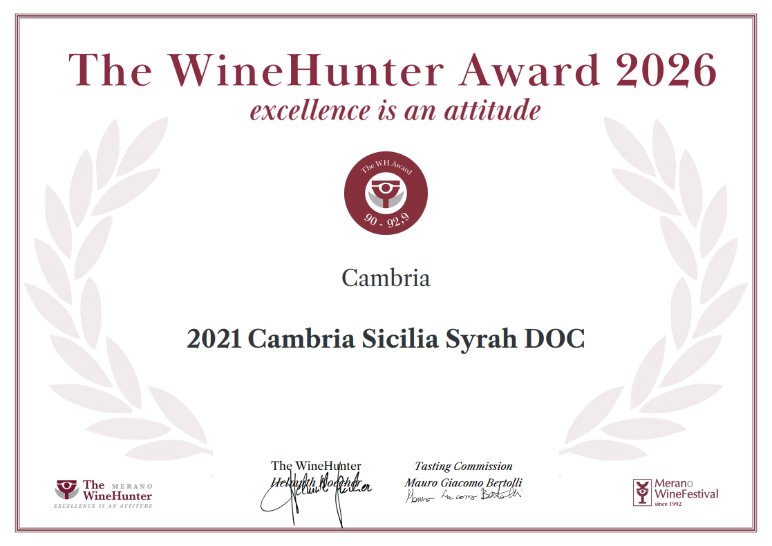Awards Rosso per il Syrah al WineHunter Awards 2026